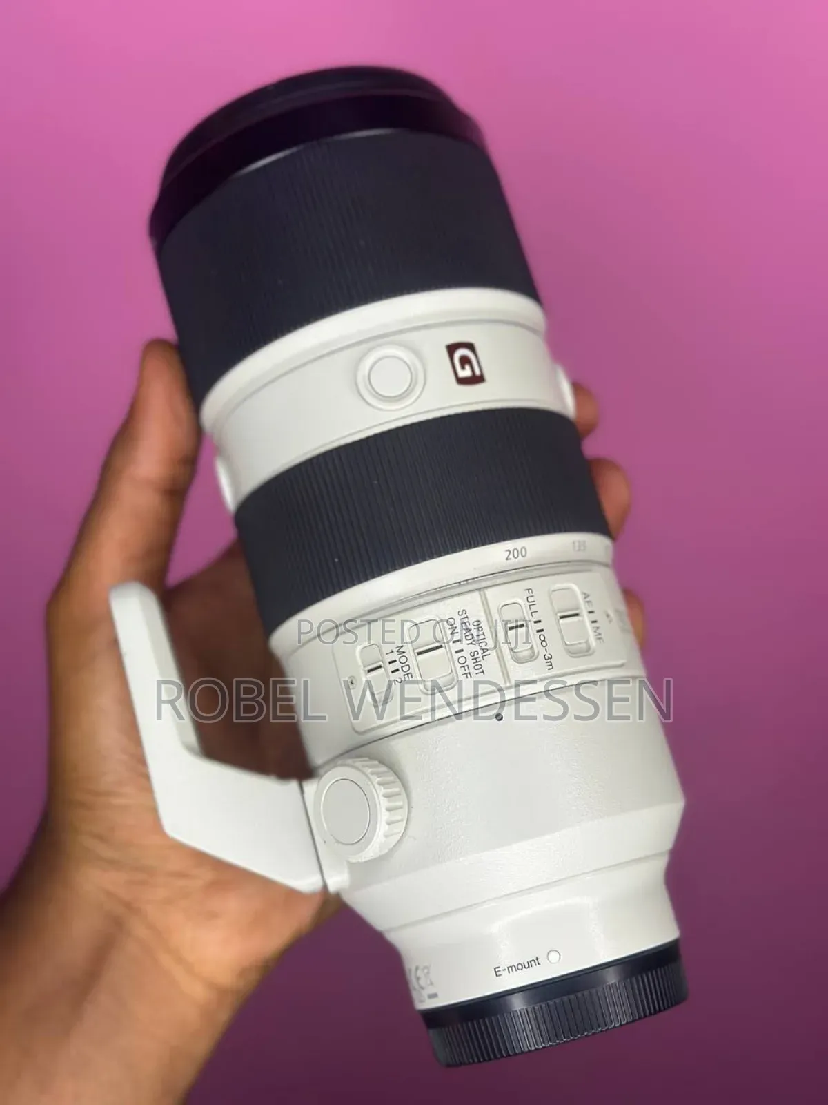 Sony 70-200mm F/2.8 G Master Zebra Lens