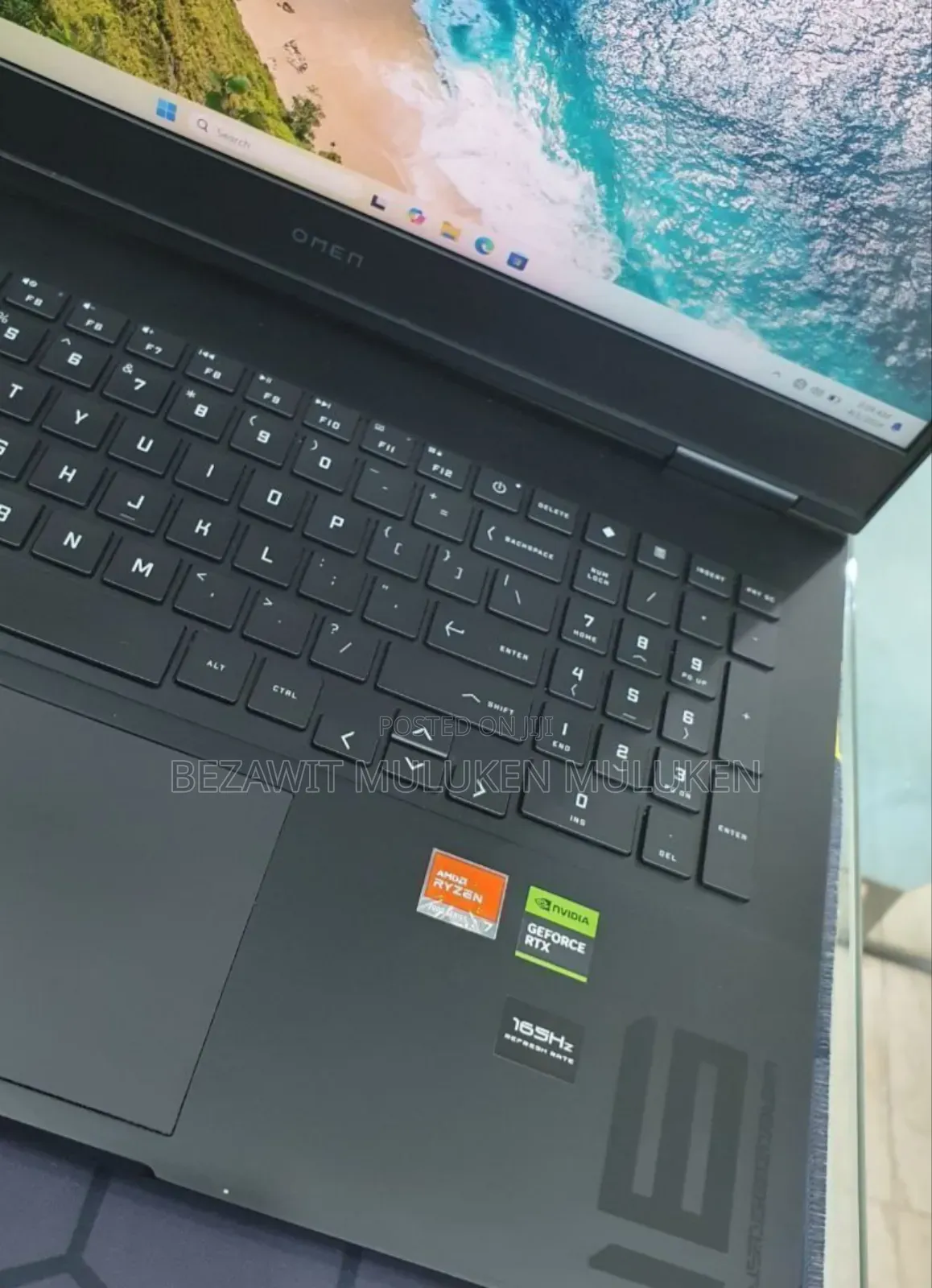 New Laptop HP Omen 16 16GB AMD Ryzen 7 SSD 512GB