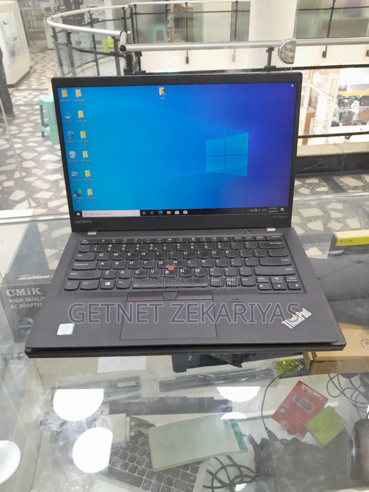 New Laptop Lenovo ThinkPad X1 Carbon 8GB Intel Core I5 SSD 512GB