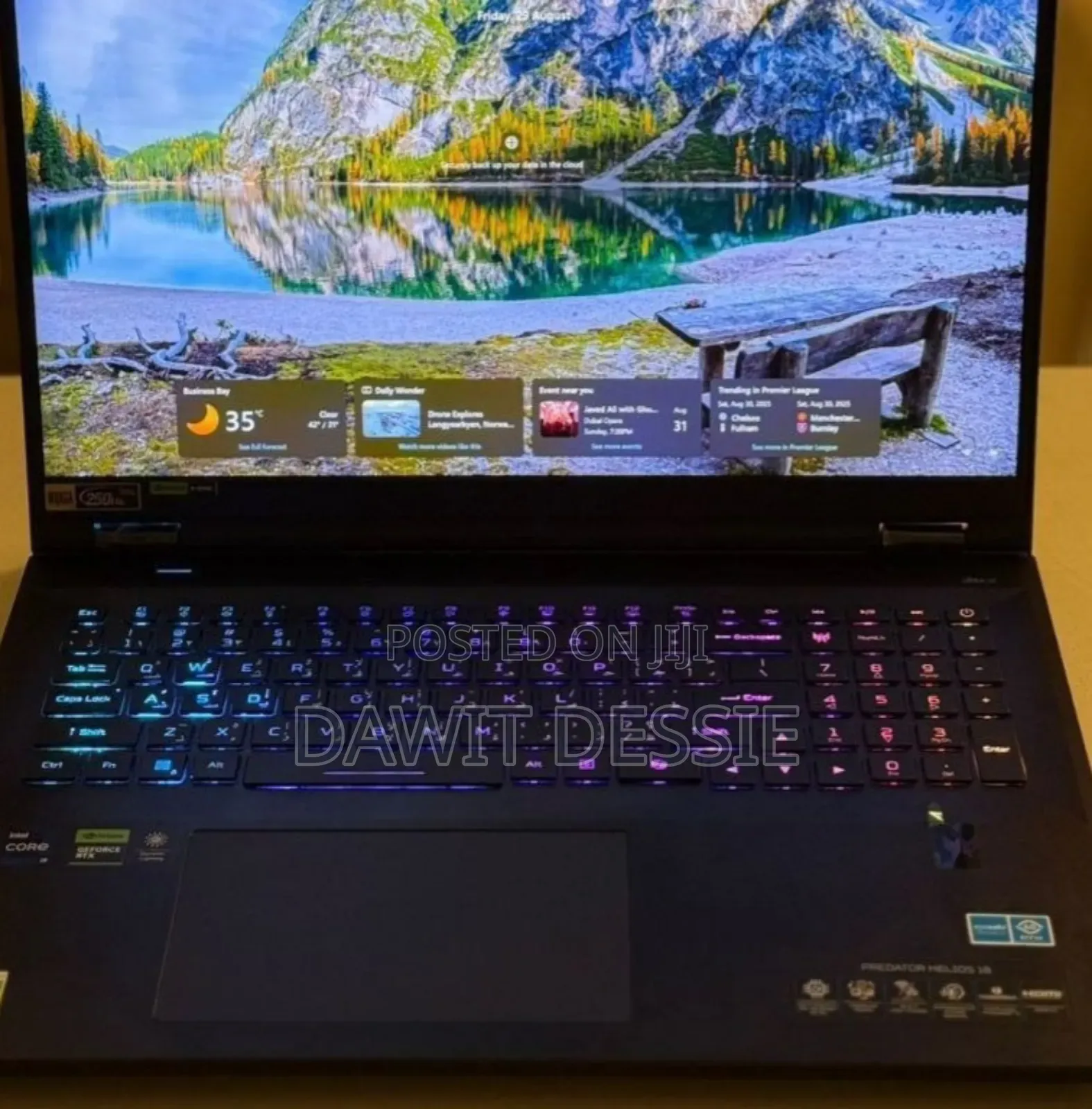 New Laptop Acer Predator Helios Neo 16 16GB Intel Core I9 SSD 1T