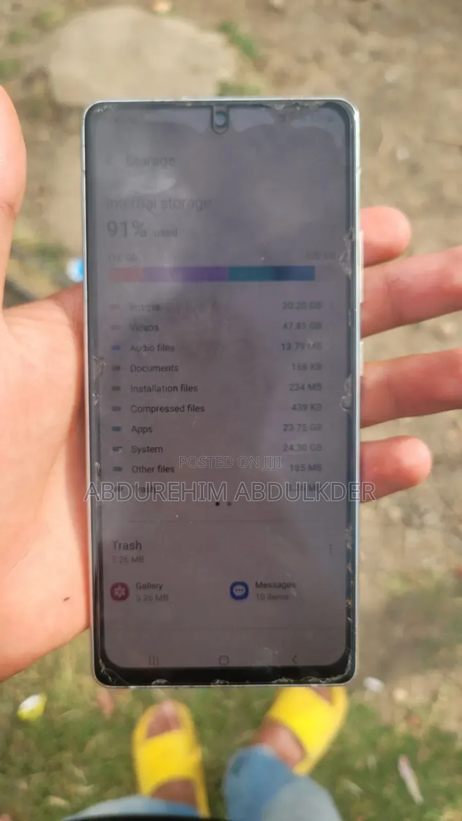 New Samsung Galaxy A71 5G 128 GB White