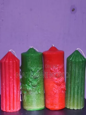 Candles Red and Green
