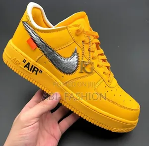 Off-White X Nike Air Force 1 Low "Lemonade" Shoes