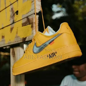Off-White X Nike Air Force 1 Low "Lemonade" Shoes