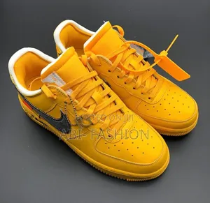 Off-White X Nike Air Force 1 Low "Lemonade" Shoes