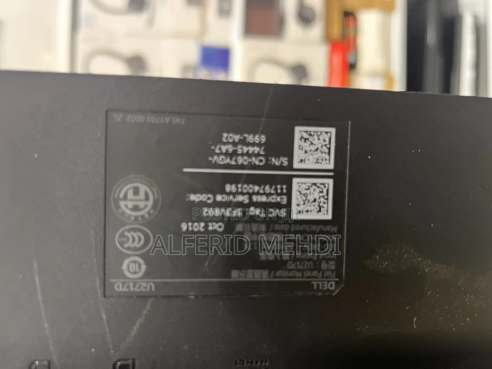 Dell 27 Inch Sharp Monitor