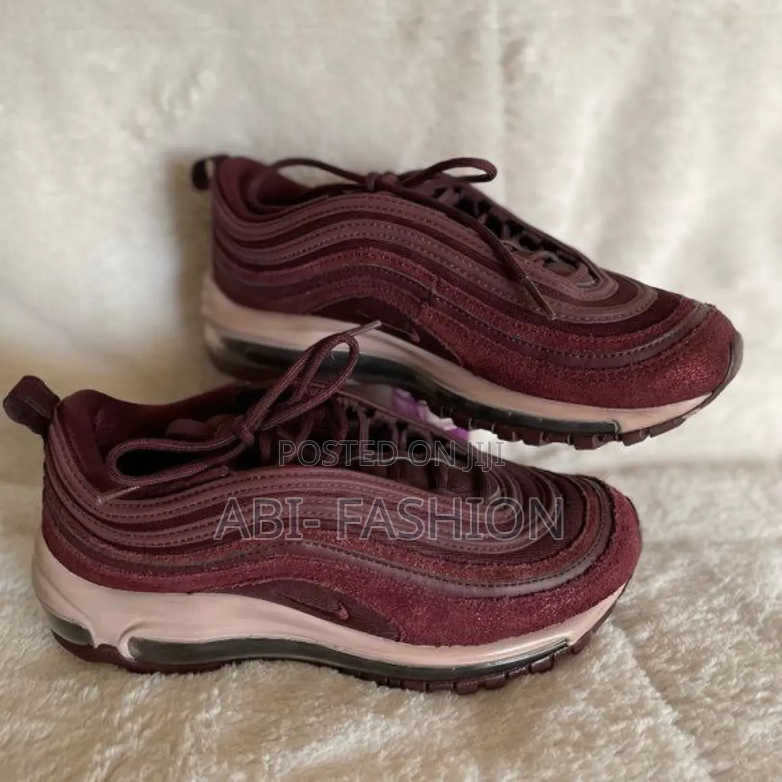 Nike Air Max 97 Burgundy Shimmer Jam Shoes