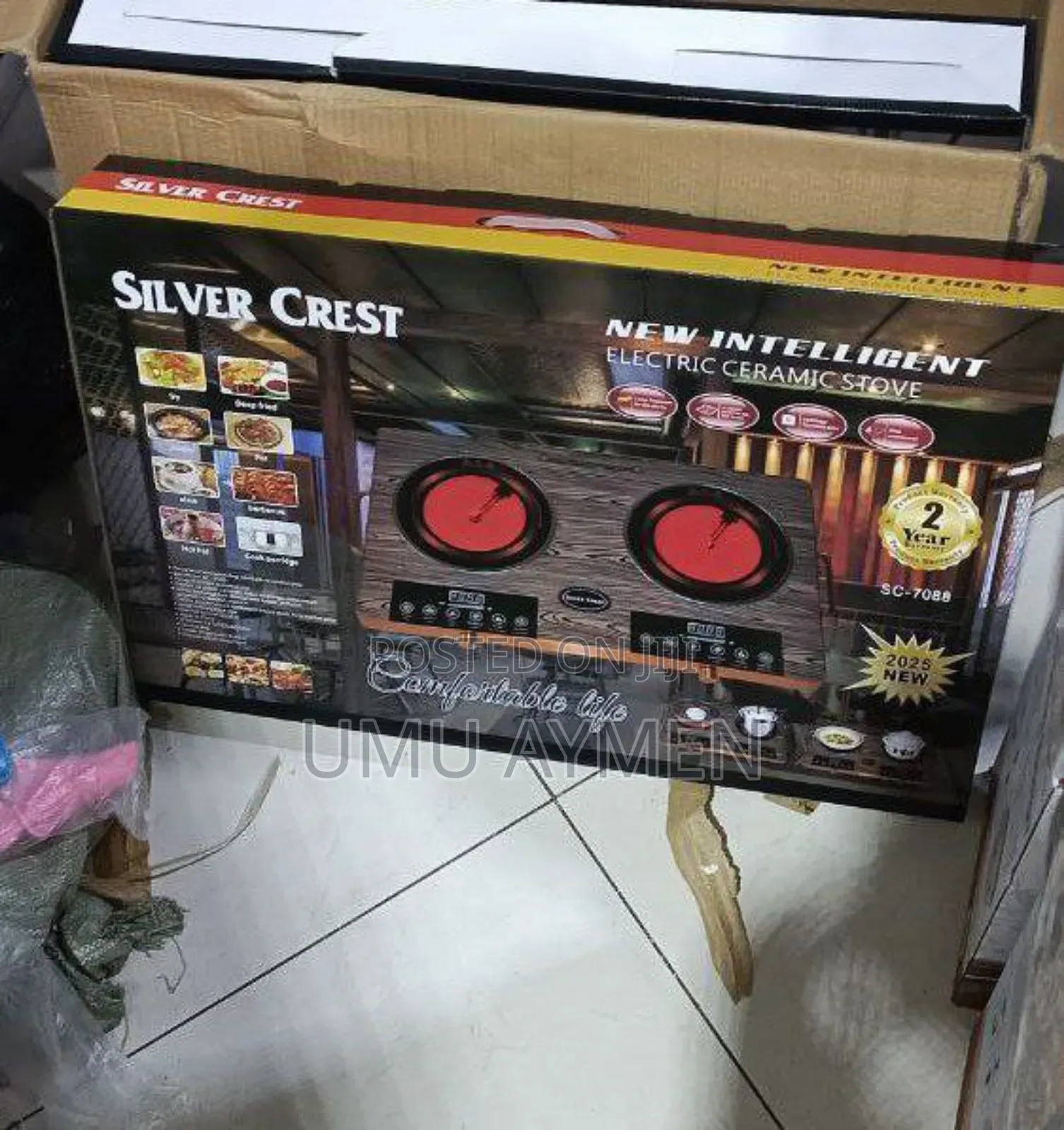 Silver Crest Touch Technology Electric Stove/