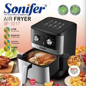 Sonifer Air Fryer(ሶኒፈር ያለዘይት መጥበሻ ) 6 ሊትር