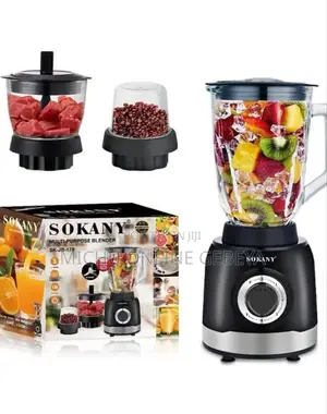 ጠፍቶ የነበረው Sokany 3 In1 Blender /Grinder