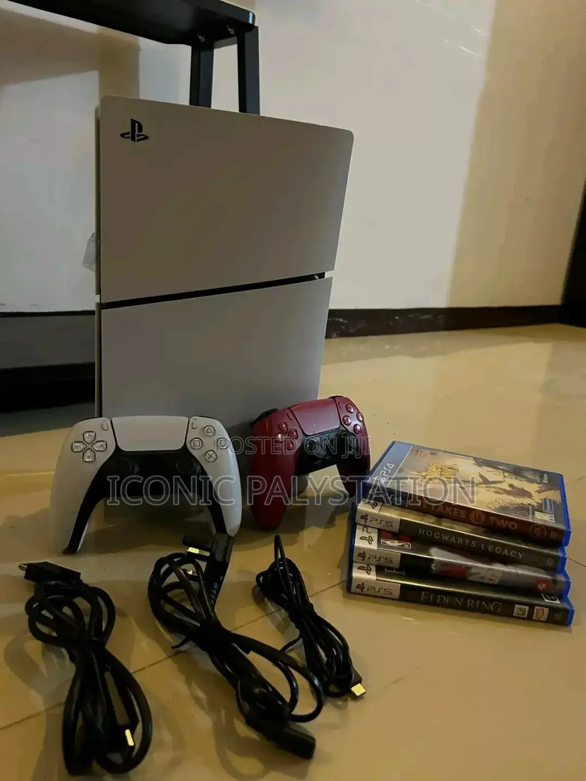 Bigdiscount for Almost New Palystation 5 Slim Withtwo Orgnial Joystiks