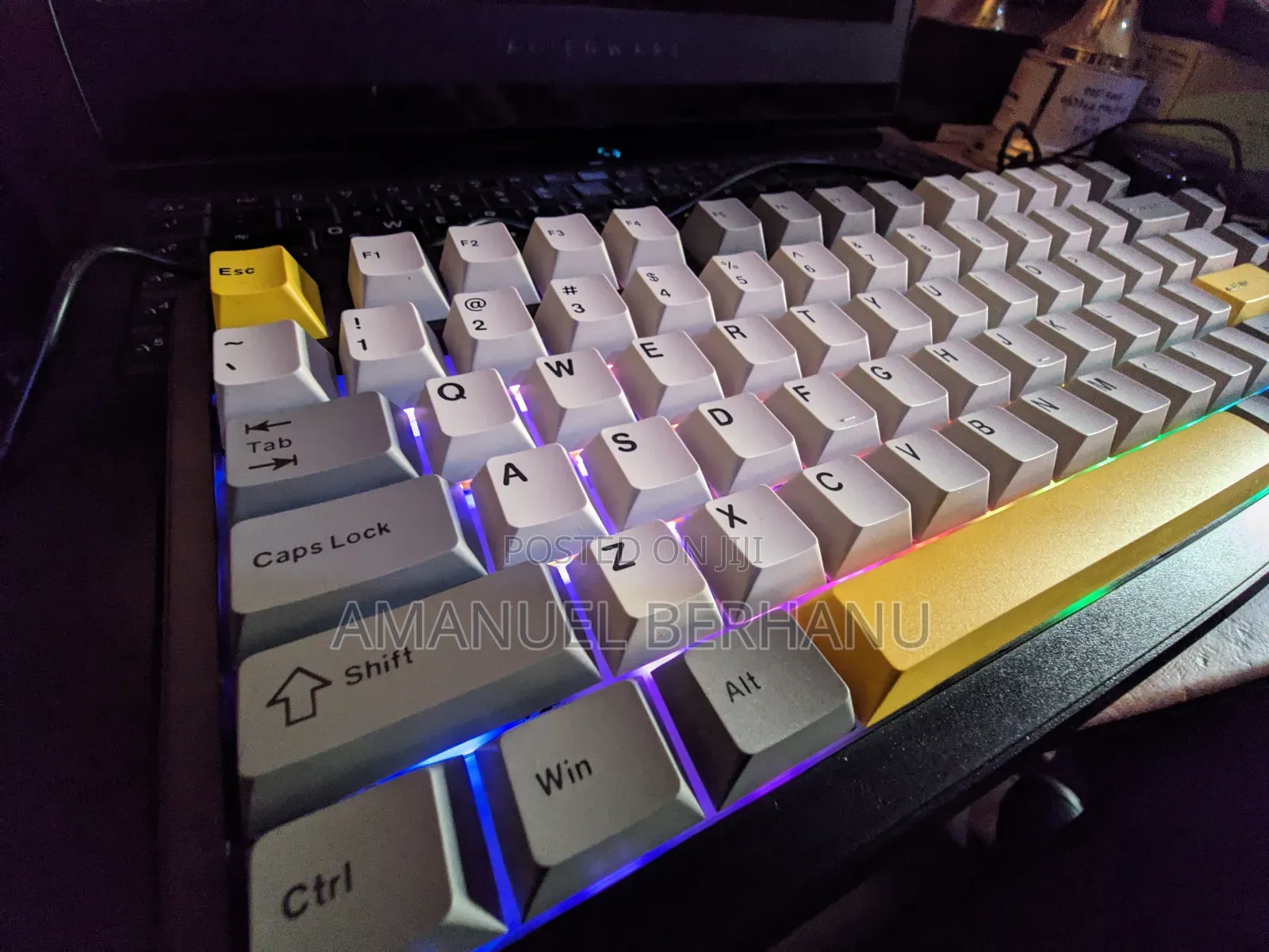 Ajazz Ak820 Max Plus Mechanical Keyboard, Rgb, Tri Mod 8000mah Battery