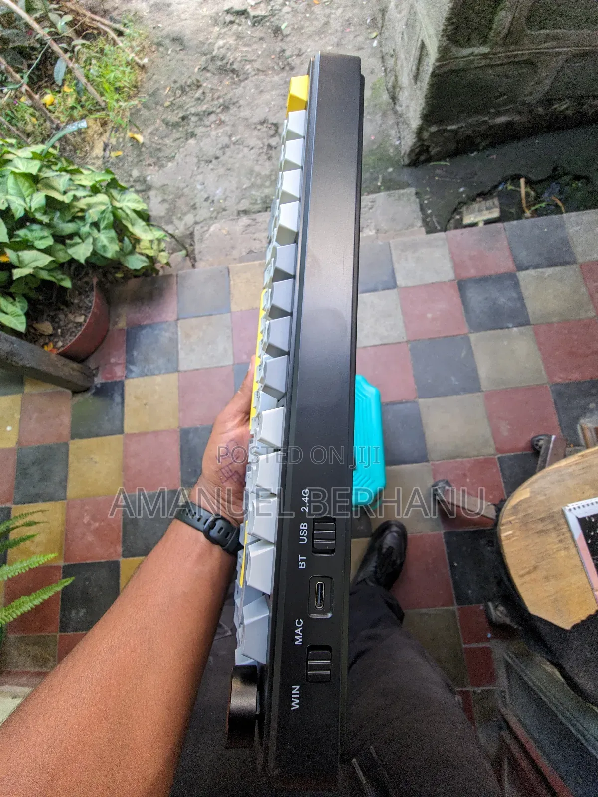 Ajazz Ak820 Max Plus Mechanical Keyboard, Rgb, Tri Mod 8000mah Battery