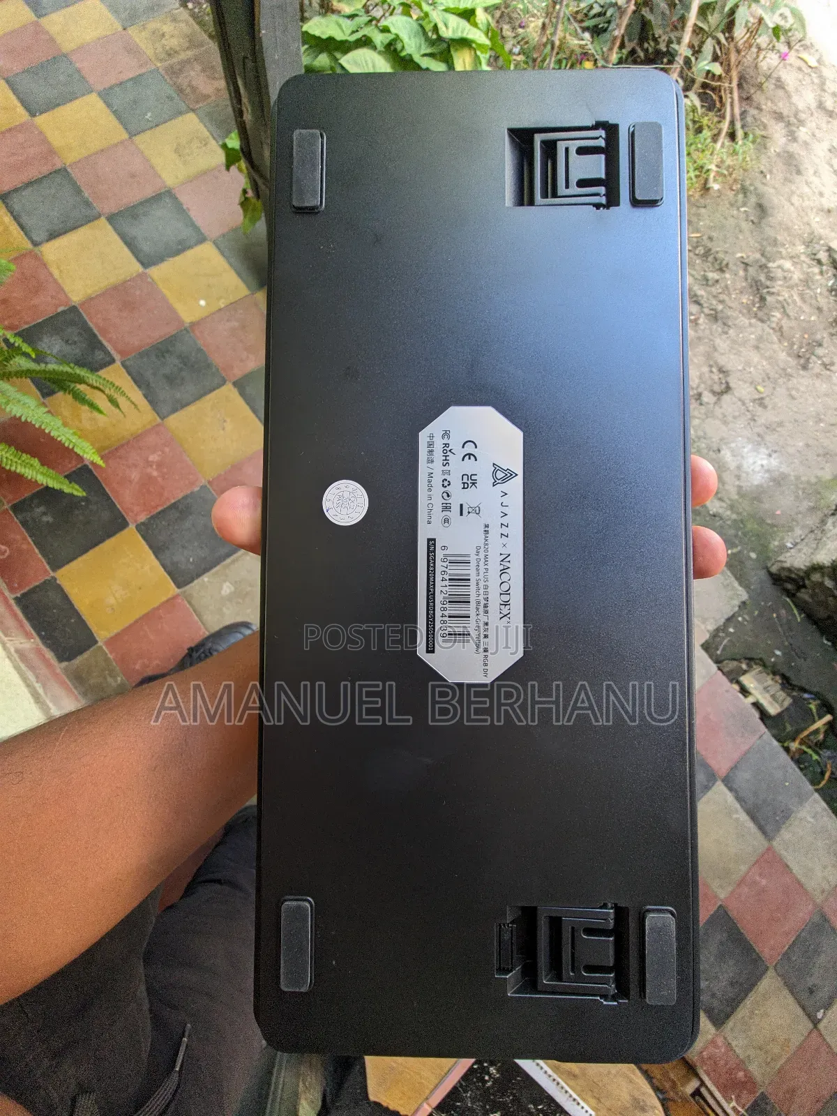 Ajazz Ak820 Max Plus Mechanical Keyboard, Rgb, Tri Mod 8000mah Battery