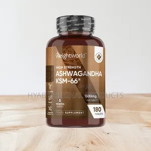 KSM -66 Ashwagandha , 180 Tablets( 6 Month Suply)