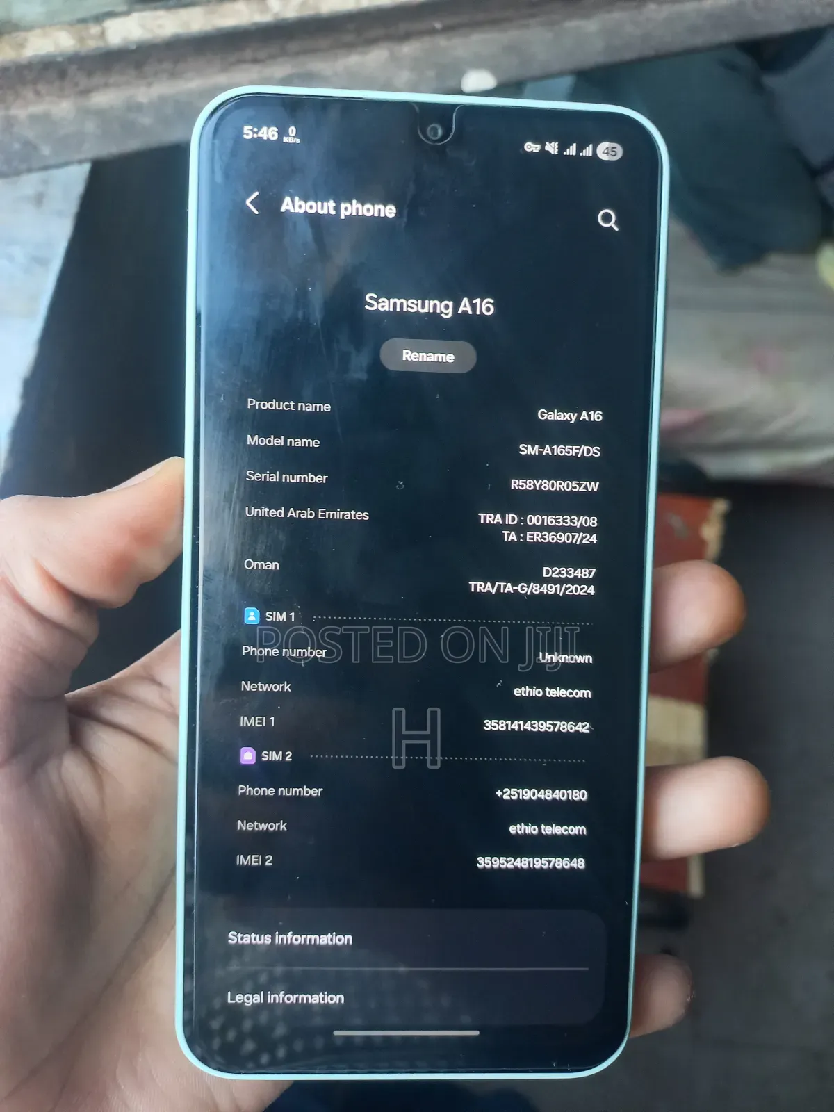 New Samsung Galaxy A16 128 GB Silver