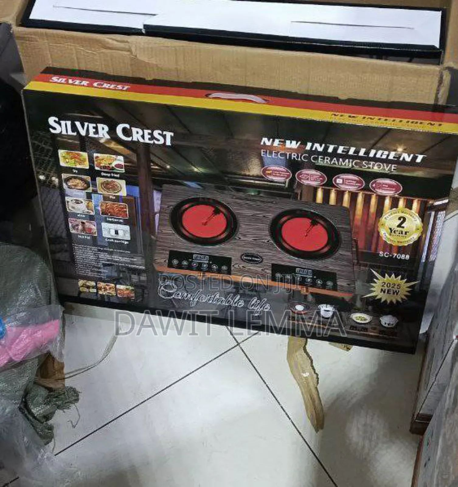 Silver Crest Touch Technology Electric Stove/