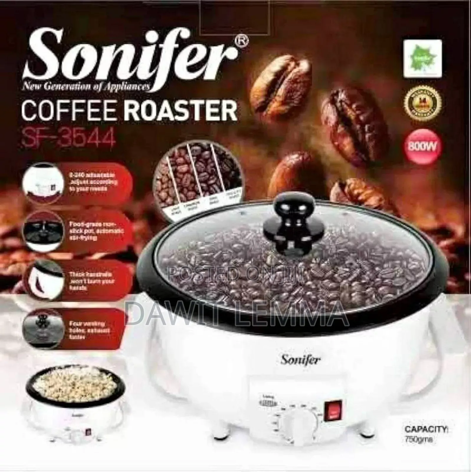 Sonifer Coffee Roaster And Popcorn Maker
