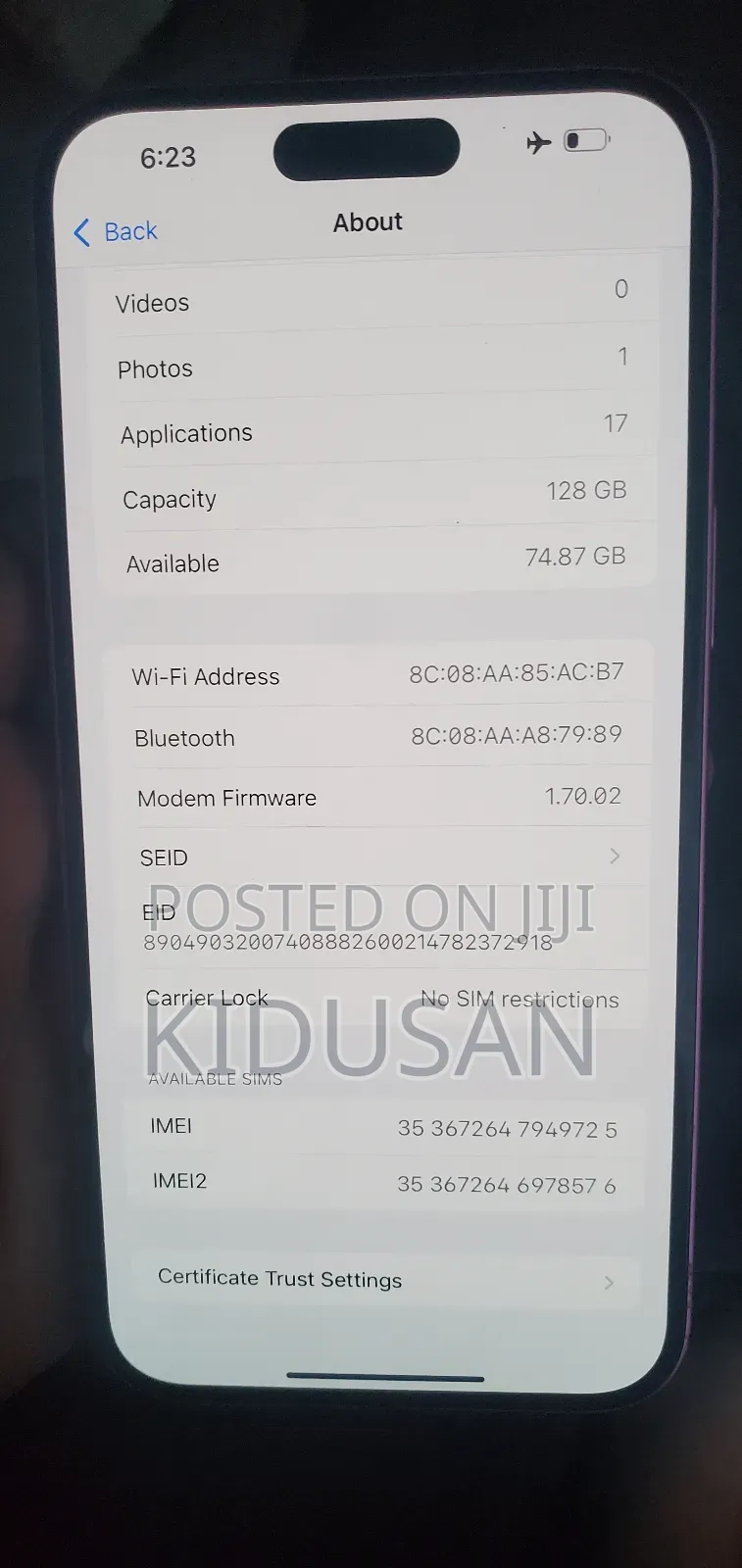 New Apple iPhone 16 Plus 128 GB Pink