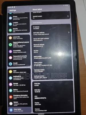 Lenovo Tab M10 128 GB Silver