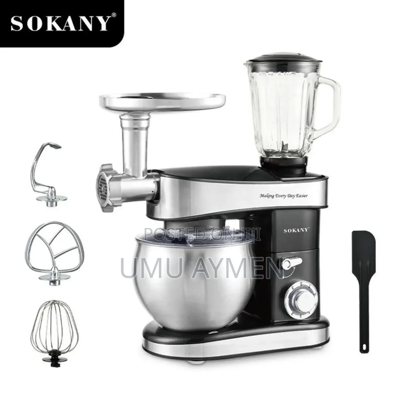 Sokany 5in1 Kitchen Master/Stand Mixer