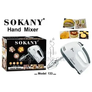 Sokany Hand Mixer የእንቁላልና ሊጥ መምቻ