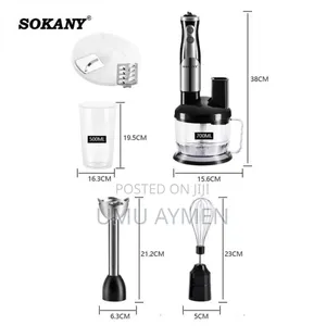 New New በአይነቱ ልዩ የሆነውን Sokany 8-in-1 Hand Blender ይዘን መጥተናል