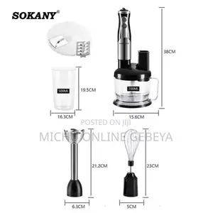 በአይነቱ ልዩ የሆነውን Sokany 8-in-1 Hand Blender ይዘን መጥተናል/ Free Delivery