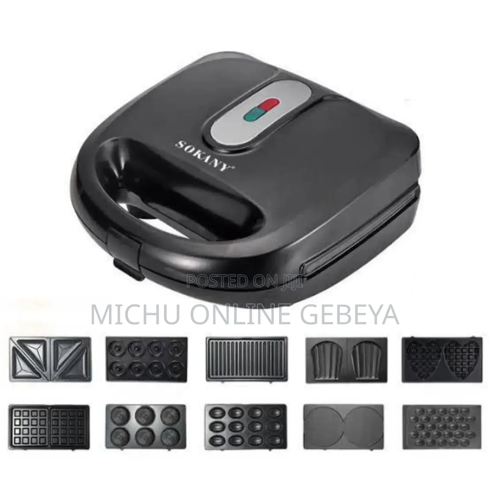 Sokany 10 in 1 Multi Snacks Maker/ Free Delivery