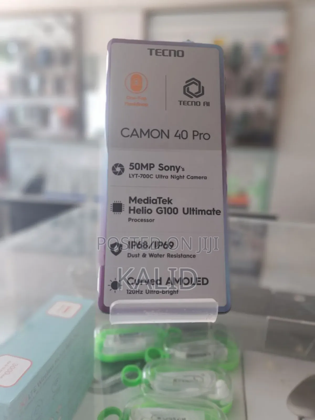New Tecno Camon 40 Pro 256 GB Silver