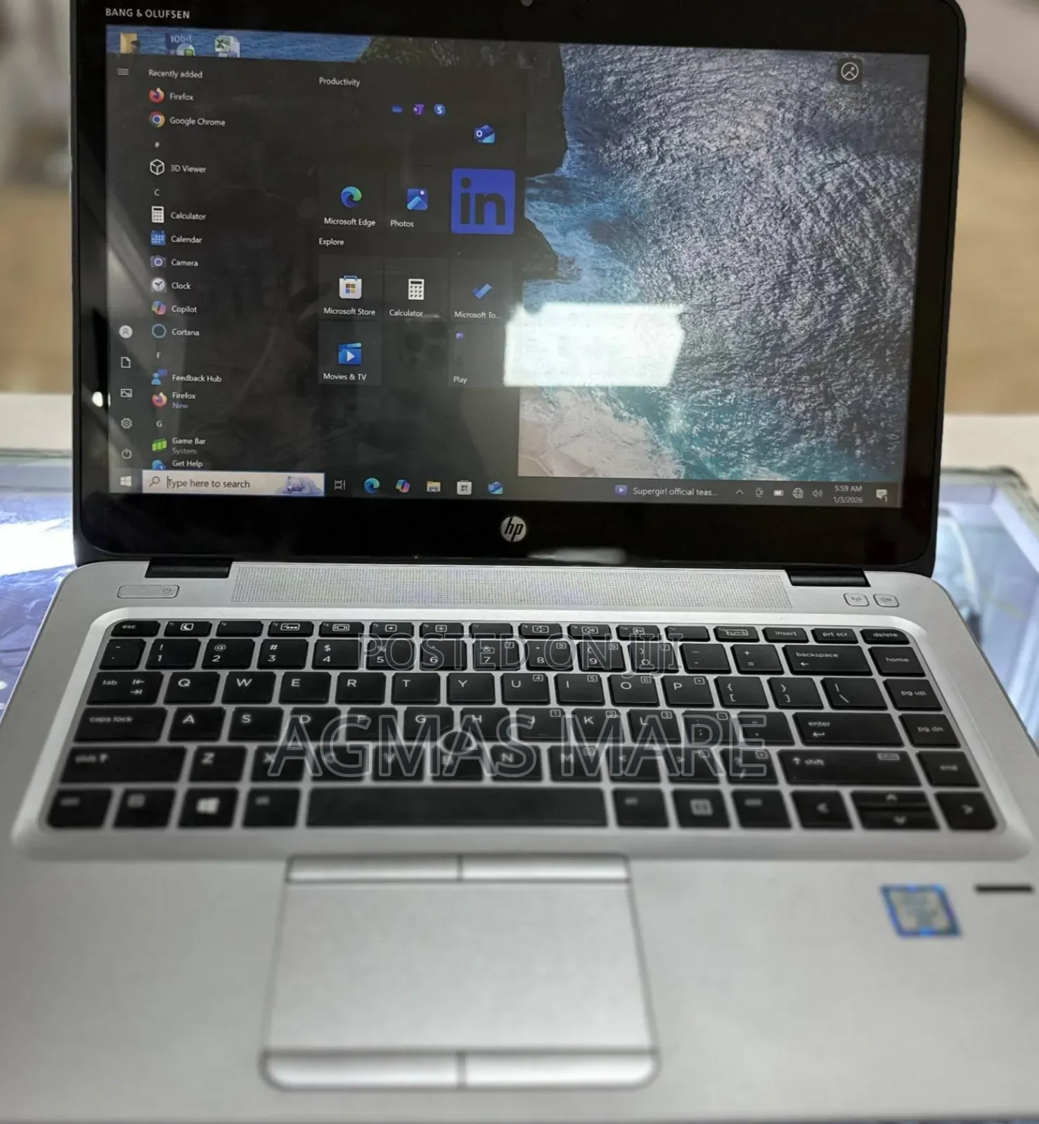 New Laptop HP EliteBook 840 G3 8GB Intel Core I5 SSD 256GB