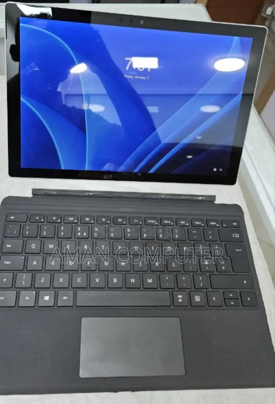 New Laptop Microsoft Surface Pro 7 16GB Intel Core I7 SSD 256GB