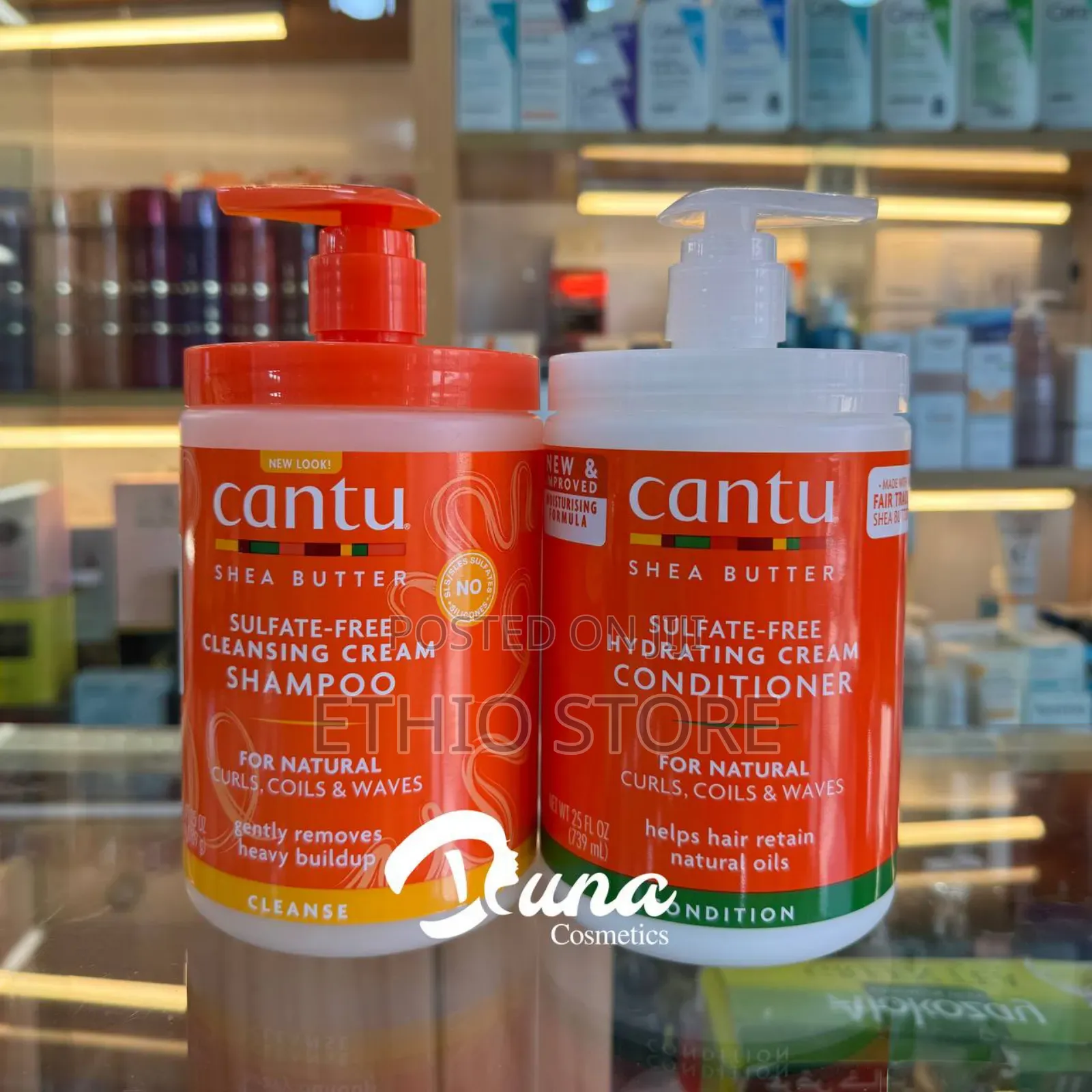 Cantu Sulfatefree Cleansing Cream Shampoo Condtioner