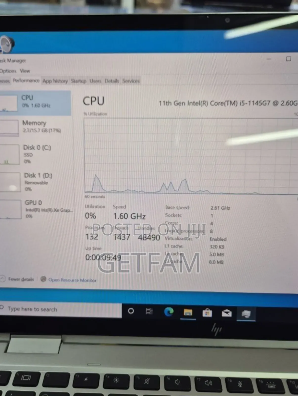 New Laptop HP Pavilion 15 16GB Intel SSD 512GB