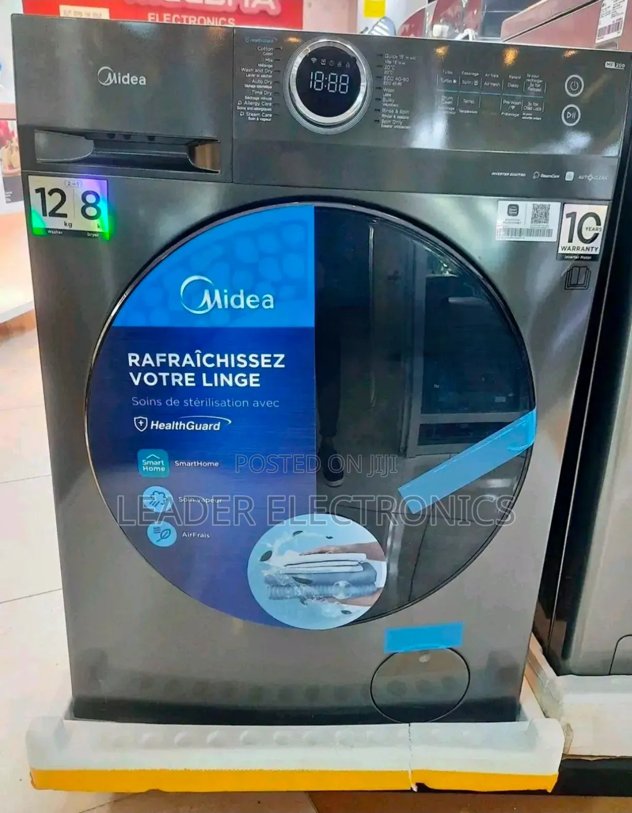 Midea 12/8kg Full Automatic Washing Machine – Wash Dry Made Easy!