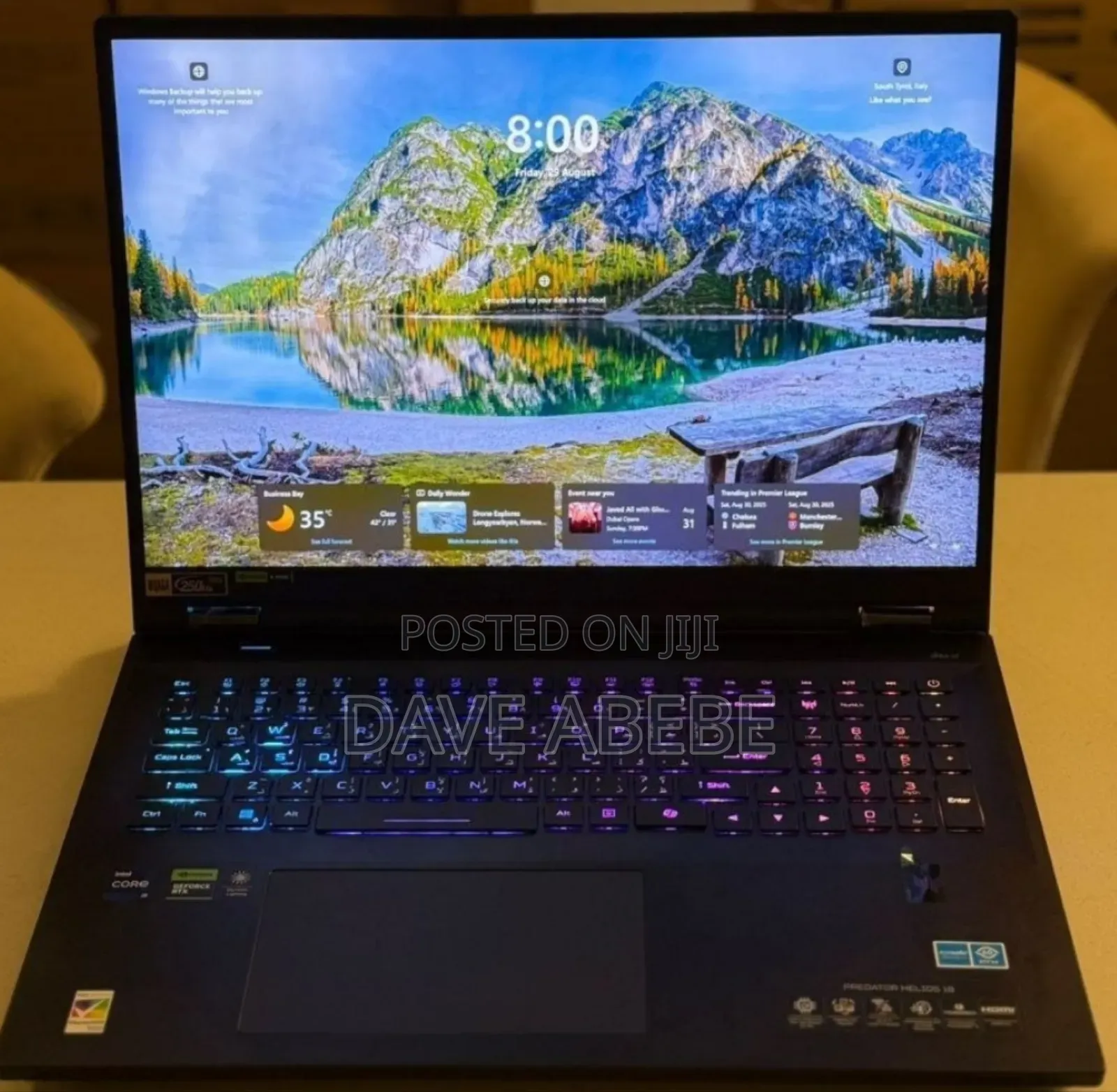New Laptop Acer Predator Helios Neo 16 16GB Intel Core I9 SSD 1T
