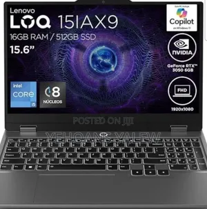 New Laptop Lenovo LOQ 15IRH8 16GB Intel Core I7 SSD 1T