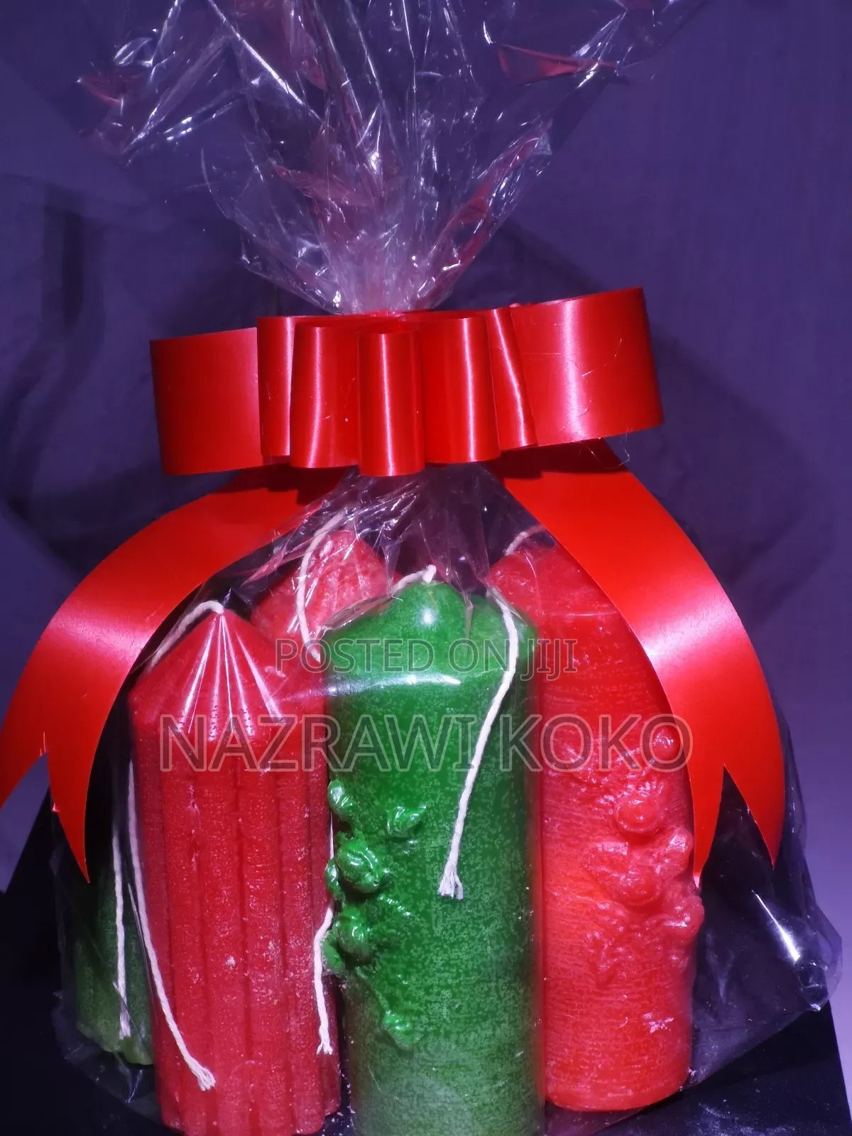 Candles Red and Green