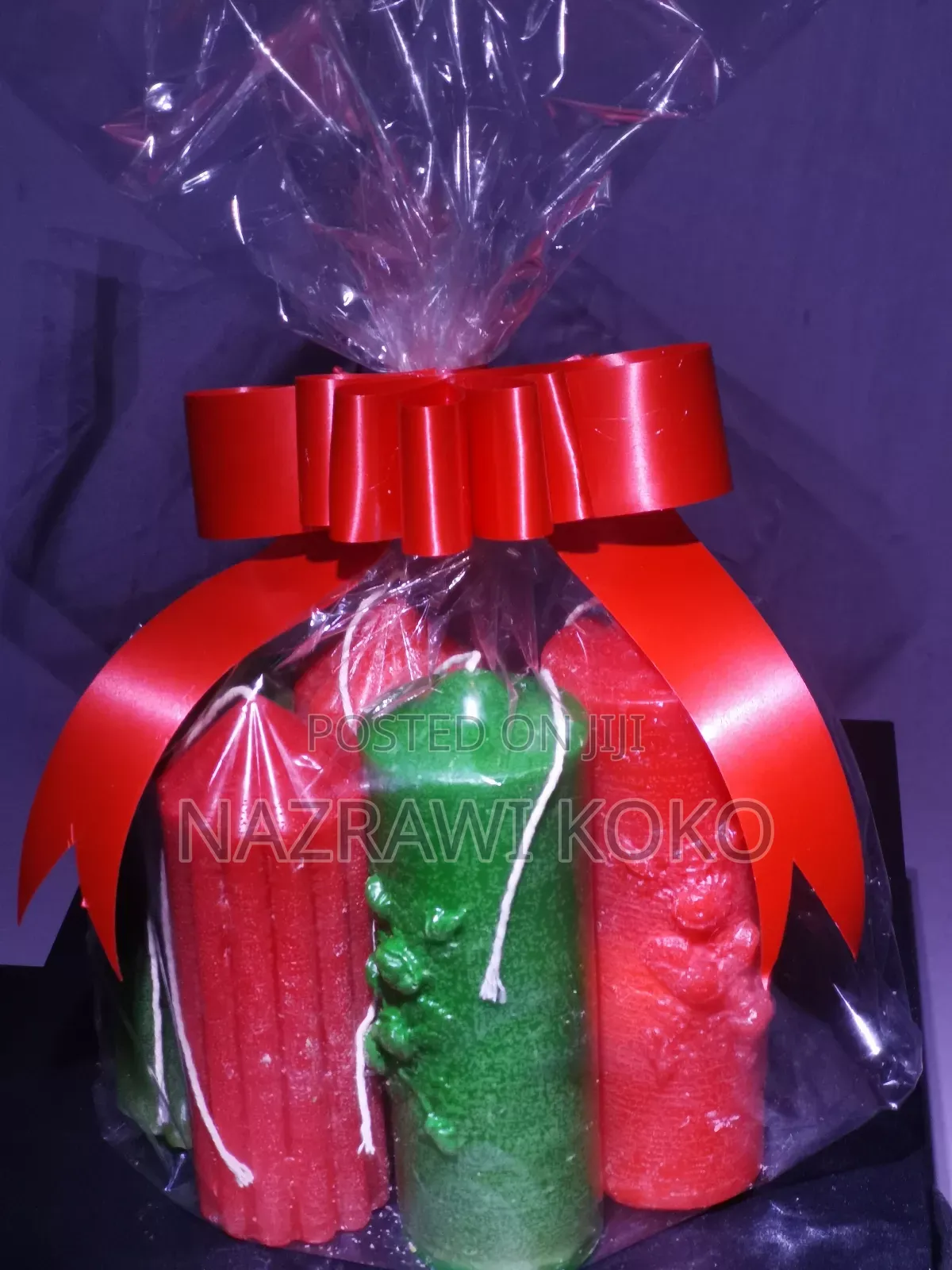 Candles Red and Green