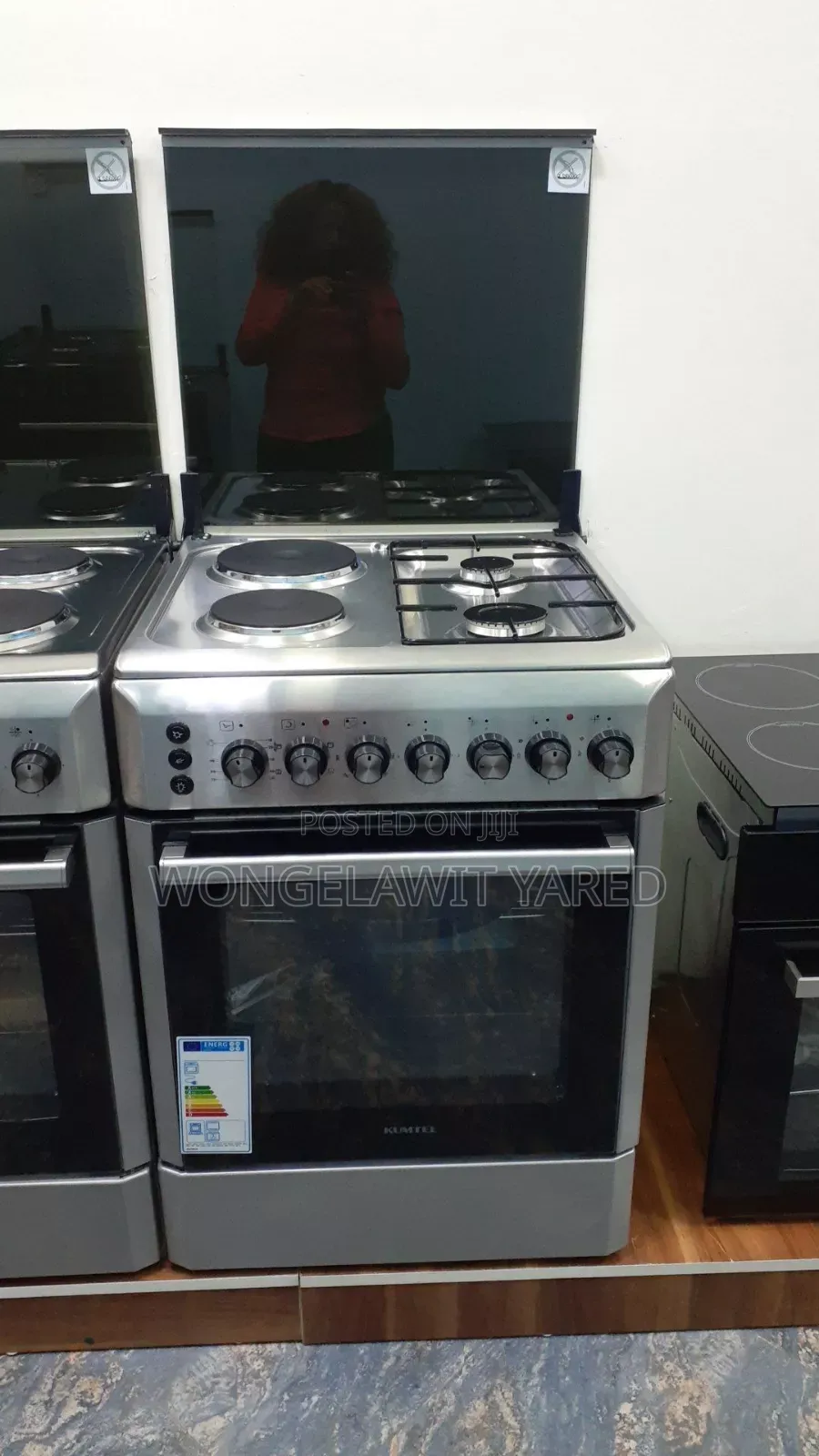 60×60 Kumtel Standing Oven 2 Gas , 2 Electric