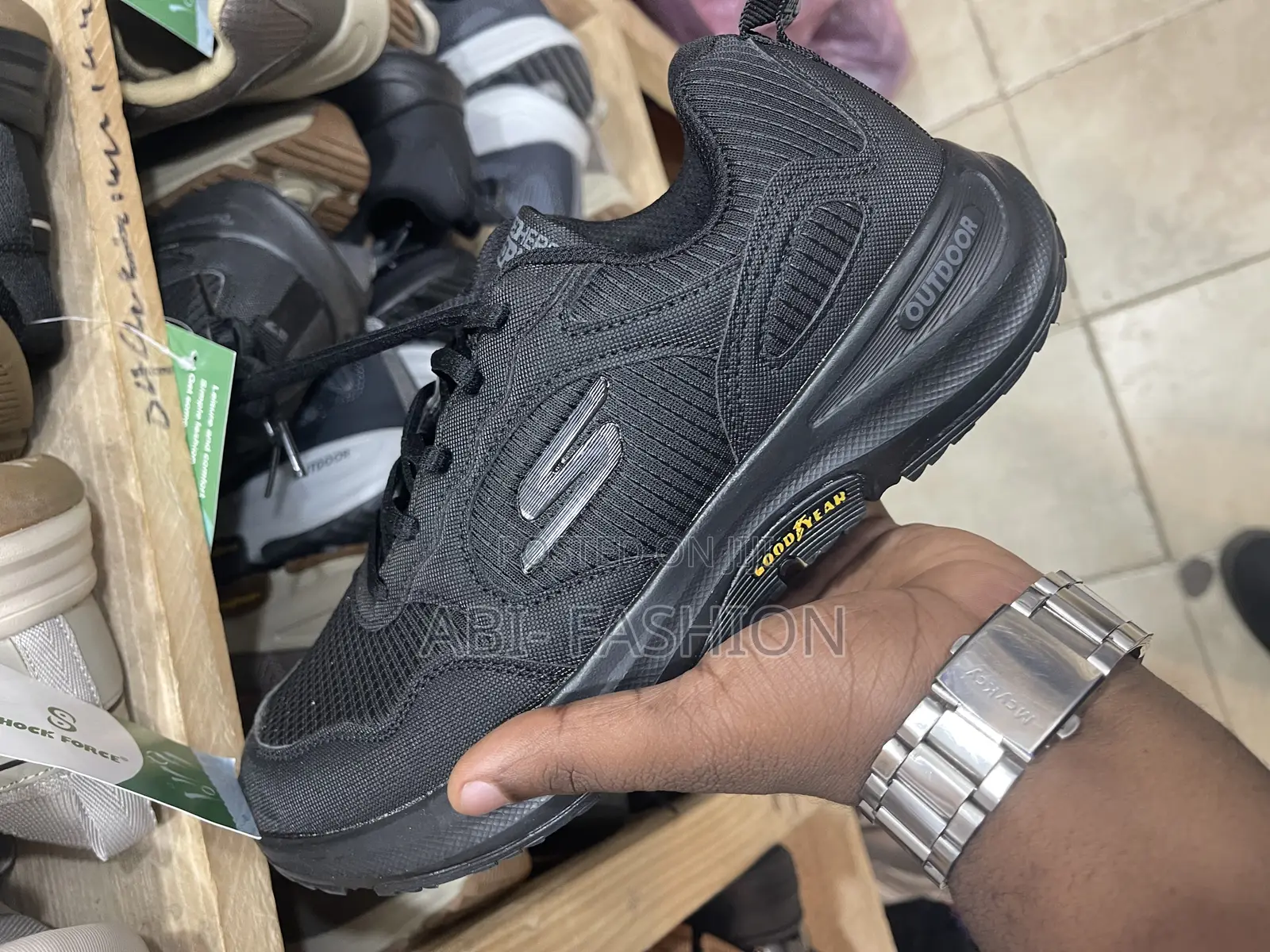 Flat Sketchers Black Mens