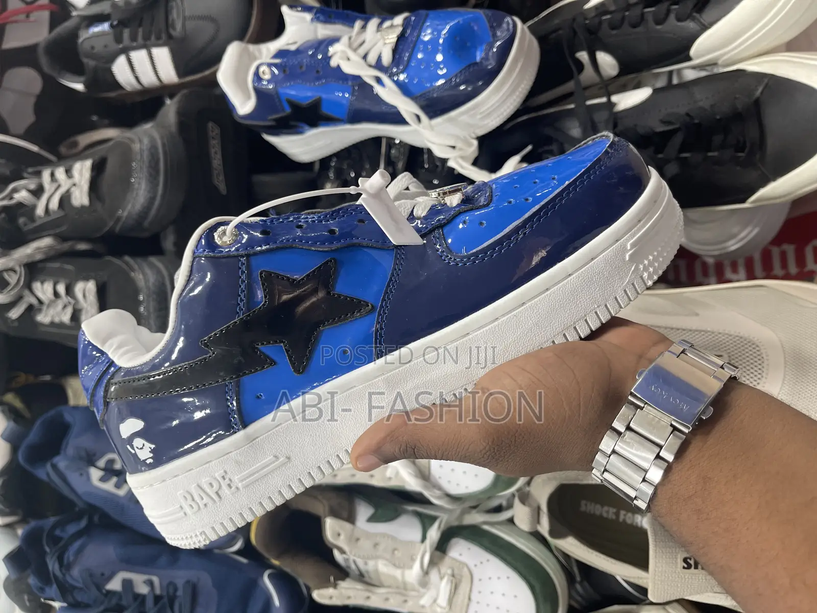 Bape Star Shine Deep Blue Mens Premium Quality