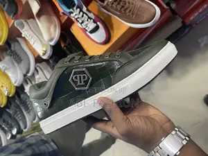 Philipp Plein Python Lo-Top Olive Green