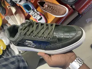 Philipp Plein Python Lo-Top Olive Green