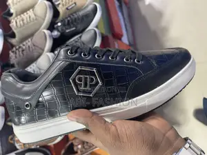 Philipp Plein Python Lo-Top Black Garden