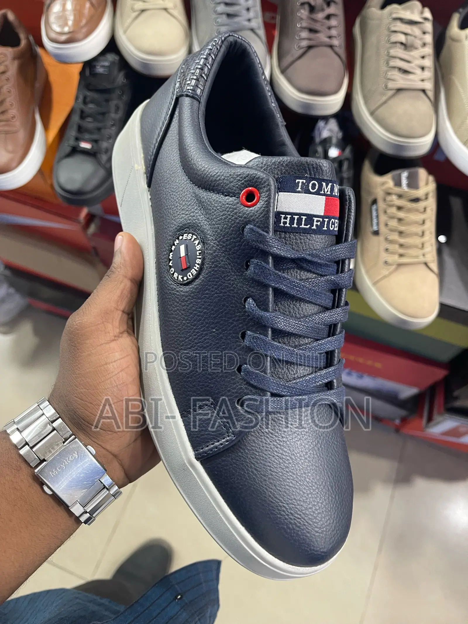 Tommy Hilfiger Men's Ramus Sneaker Navy Blue