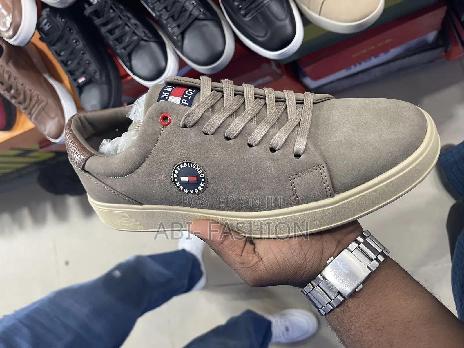 Tommy Hilfiger Men's Ramus Sneaker Cream