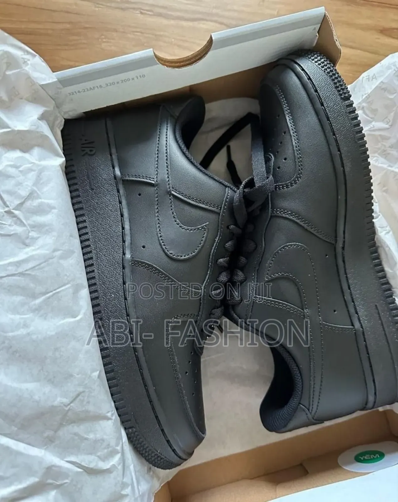 Nike Air Force 1'07 Low Triple Black" Unisex