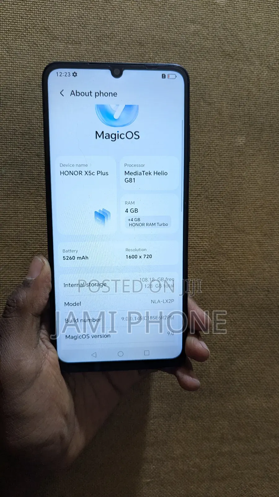 Honor X5b Plus 128 GB Black