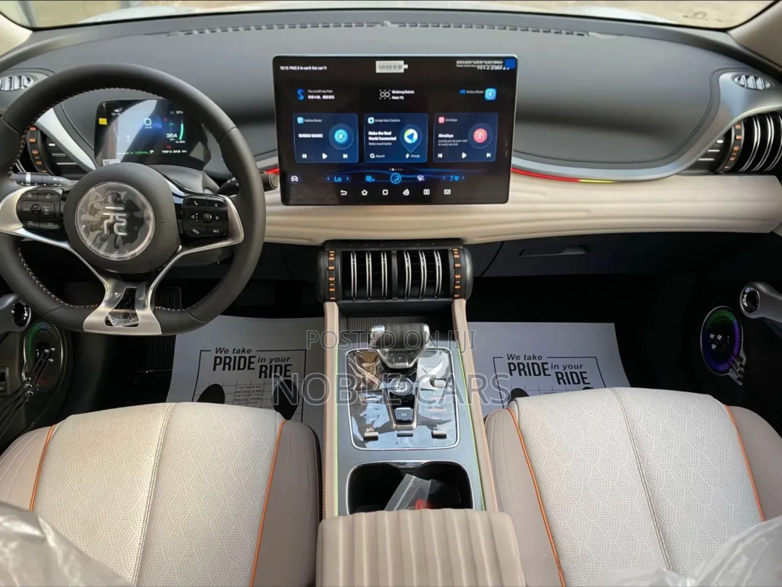 New BYD Yuan Plus 2025 Off white